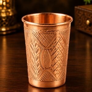 Pure Copper Glass Small – Traditional Handcrafted Design